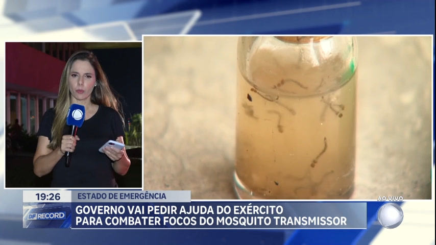 Vídeo: Governo do DF vai pedir ajuda do Exército para o combate à dengue