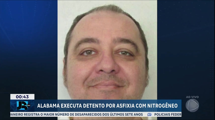 Vídeo: Alabama (EUA) executa homem condenado à morte com asfixia por nitrogênio