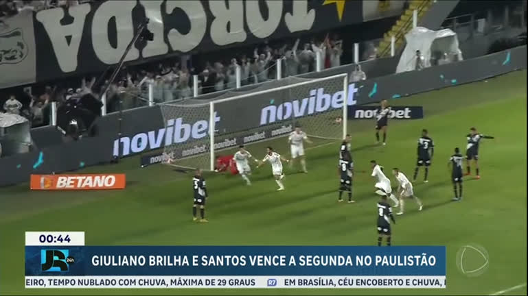 Vídeo: Paulistão: Santos vence a Ponte Preta por 3 a 1 no primeiro jogo do ano na Vila Belmiro
