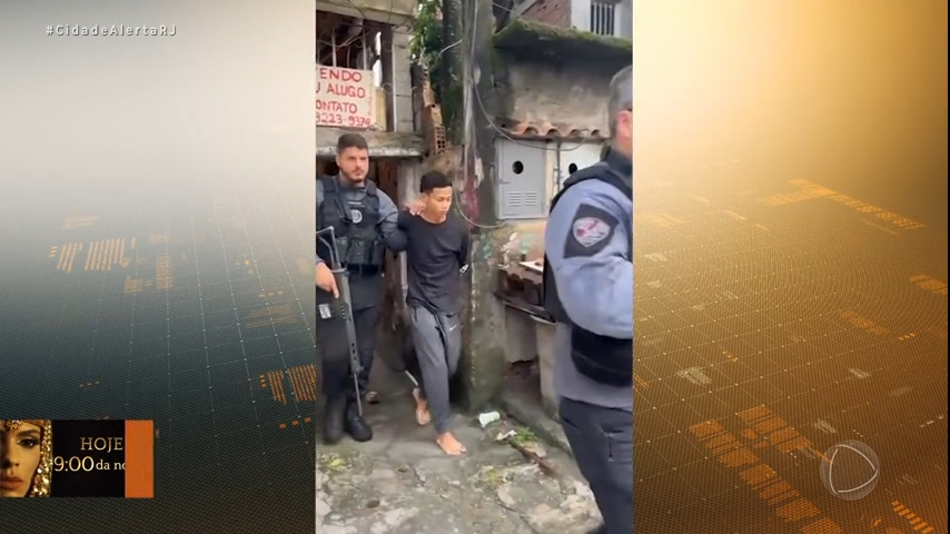 Vídeo: Preso por matar morador, no Rio, fica 'aliviado' ao ver polícia após achar que seria atacado por rivais