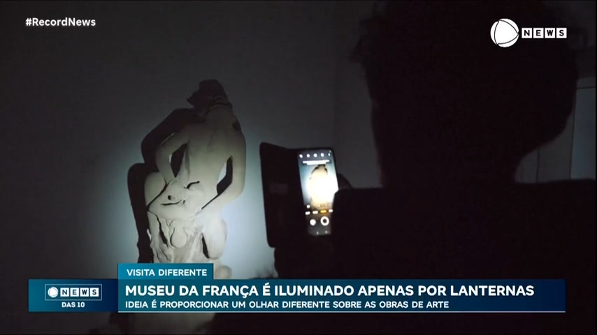 Vídeo: Veja vídeo: museu na França realiza exposição noturna iluminada por lanternas