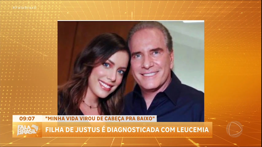 Vídeo: Filha de Roberto Justus é diagnosticada com leucemia