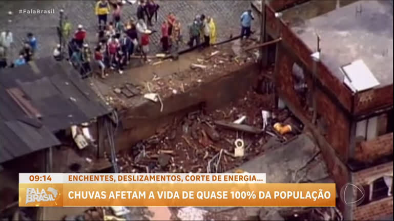 Vídeo: Fala Brasileiro: Quase 100% das pessoas já ficaram sem serviços básicos durante um temporal, indica pesquisa