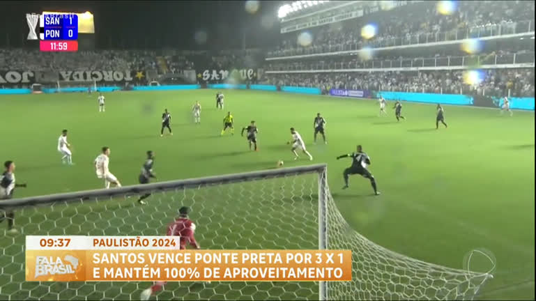 Vídeo: Fala Esporte: Após ano melancólico e rebaixamento, Santos é o único time com 100% de aproveitamento no Paulistão