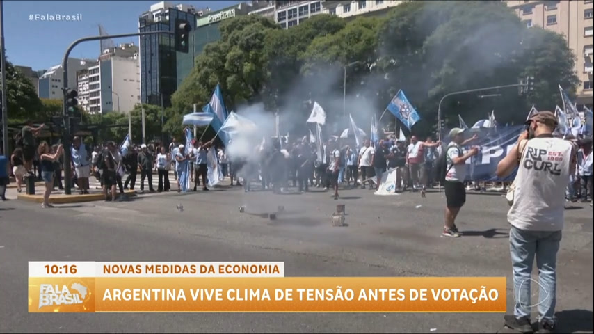Vídeo: Argentina vive clima de tensão antes de votação para reformar a economia do país