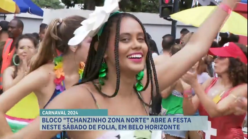 Vídeo: Bloco "Tchanzinho Zona Norte" abre a folia de Carnaval de Belo Horizonte
