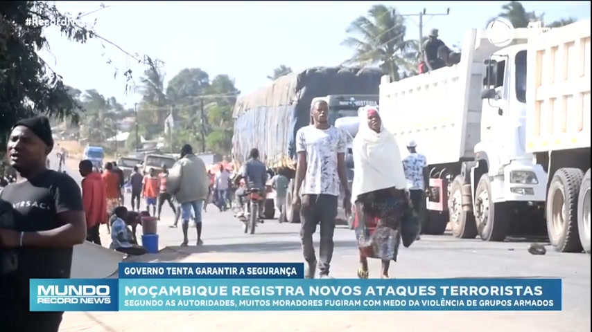 Vídeo: Moçambique registra novos ataques terroristas, e governo tenta garantir a segurança da população
