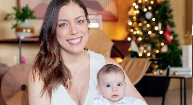 Vídeo: Filha de Roberto Justus, Fabiana Justus lamenta ter que parar de amamentar o filho de 5 meses