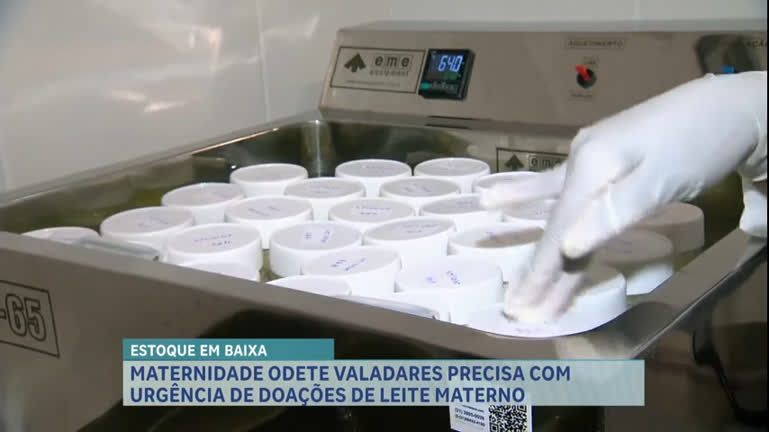 Vídeo: Estoques de leite materno está 89% abaixo do esperado e hospital pede doações em BH