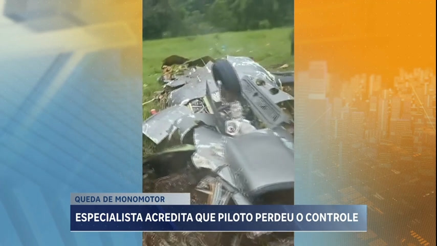 Vídeo: Especialista em aviação aponta sinais que podem ajudar esclarecer queda de avião em Itapeva (MG)