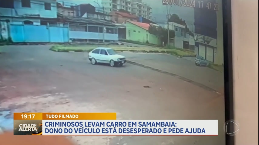 Vídeo: Suspeitos furtam carro recém comprado em Samambaia