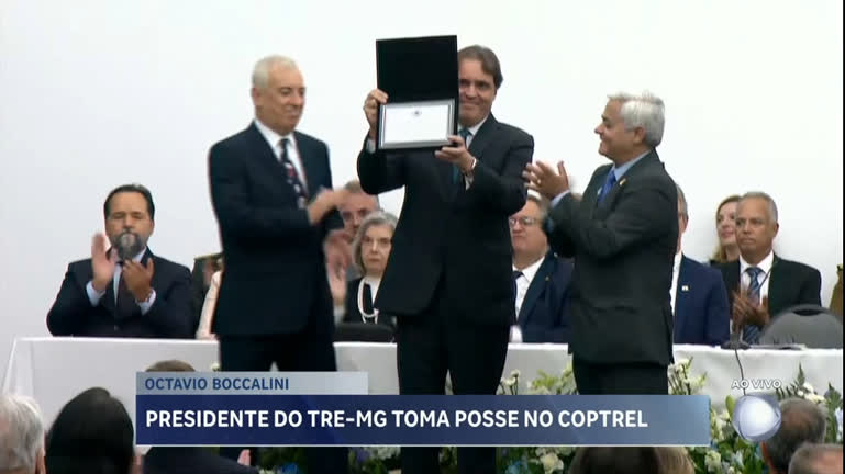 Vídeo: Presidente do TRE-MG é empossado como presidente do Coptrel