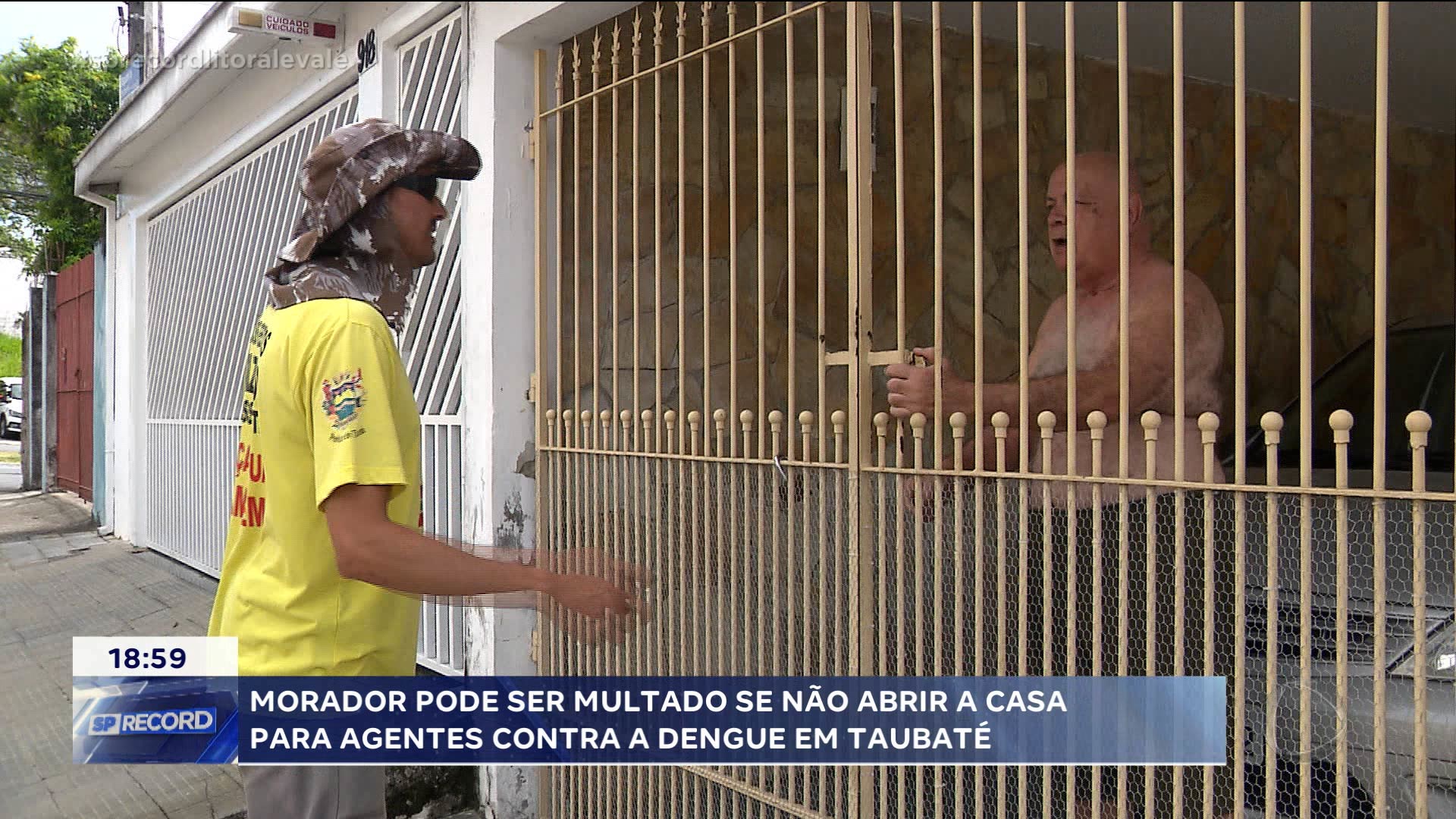 Vídeo: Moradores que não receberem agentes da dengue podem ser multados