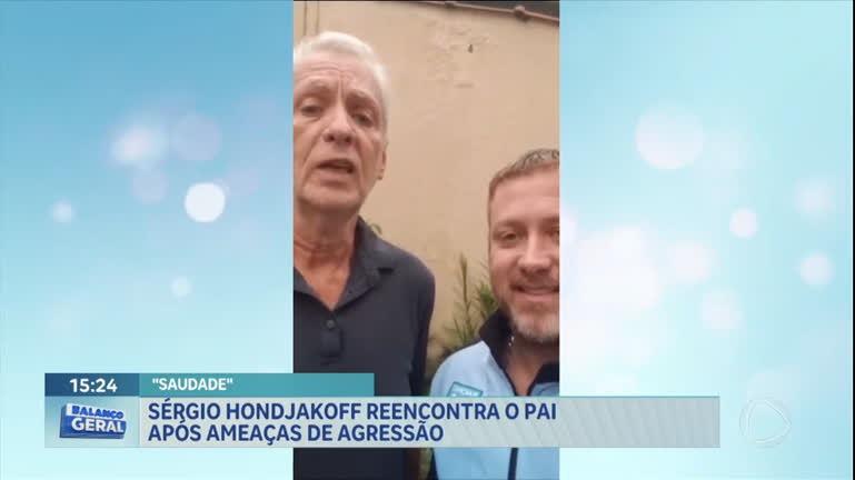 Vídeo: Sérgio Hondjakoff reencontra o pai após ameaça de agressão