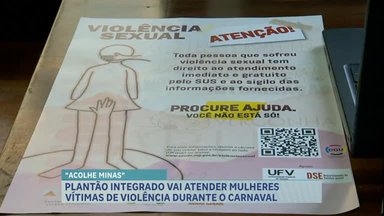 Vídeo: Mulheres vítimas de violência vão poder contar com plantão de segurança no Carnaval de BH