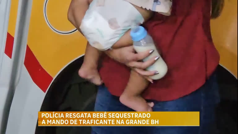 Vídeo: Polícia resgata bebê sequestrado a mando de traficante na Grande BH