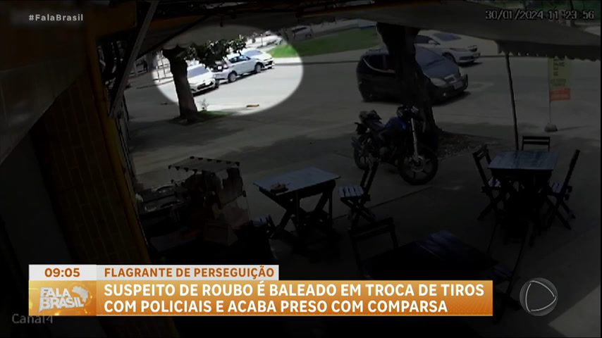 Vídeo: Perseguição termina com dois suspeitos presos no Rio