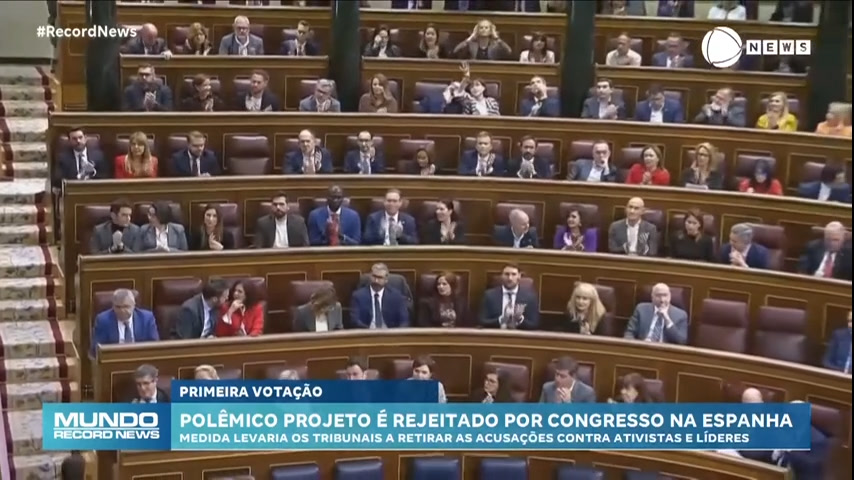 Vídeo: Polêmico projeto de anistia para separatistas catalães é rejeitado pelo congresso espanhol