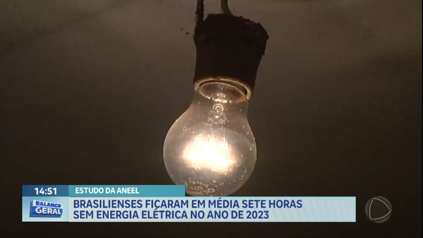 Vídeo: Brasilienses ficaram em média sete horas sem energia elétrica em 2023