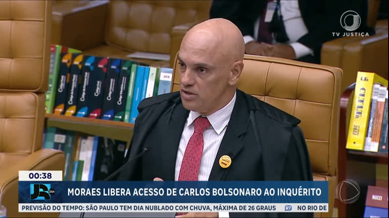 Vídeo: Moraes autoriza acesso de Carlos Bolsonaro ao inquérito sobre suposta espionagem na Abin