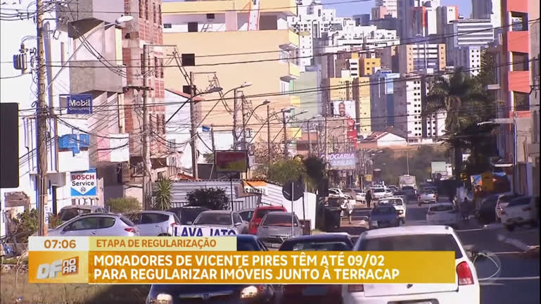 Vídeo: Moradores de Vicente Pires têm até 9 de fevereiro para regularizar imóveis junto à Terracap
