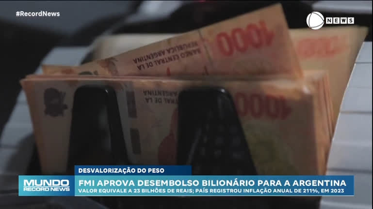 Vídeo: FMI aprova auxílio de R$ 23 bilhões para ajudar na crise econômica enfrentada pela Argentina