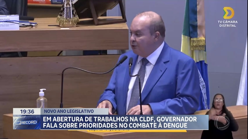 Vídeo: Governador Ibaneis Rocha fala sobre prioridades no combate à dengue