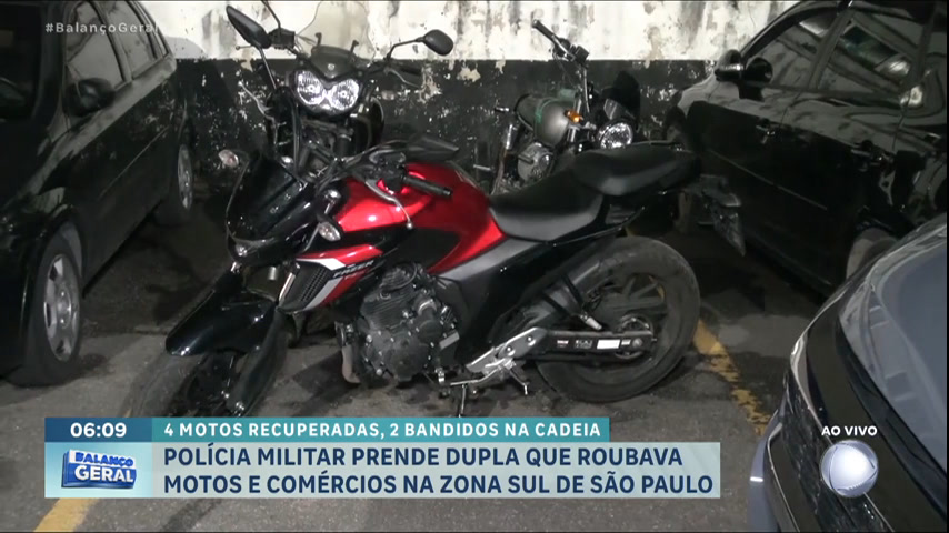 Vídeo: Polícia prende criminosos que atacavam motociclistas e comerciantes na zona sul de SP