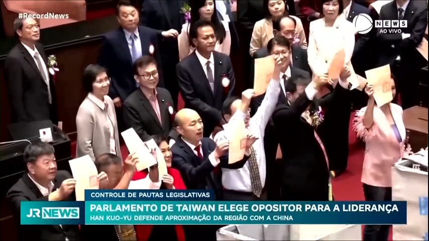 Vídeo: Parlamento de Taiwan elege Han Kuo-Yu para cargo de liderança