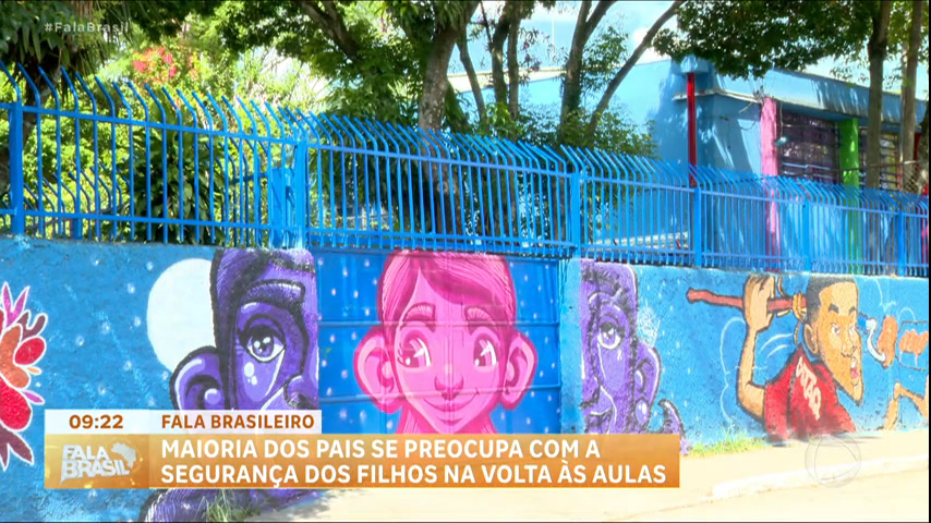 Vídeo: Fala Brasileiro : Oito em cada 10 pais se preocupam com a segurança dos filhos no ambiente escolar