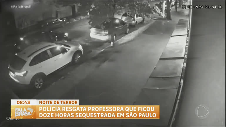 Vídeo: Professora sequestrada pela quadrilha do Pix é resgatada pela polícia em SP
