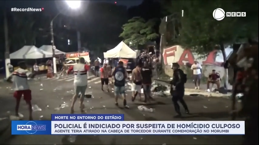 Vídeo: Policial é indiciado por suspeita de homicídio culposo pela morte de torcedor do São Paulo