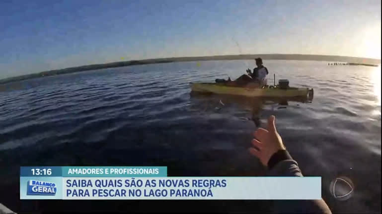 Vídeo: Governo do DF regulamenta atividades de pesca no Lago Paranoá