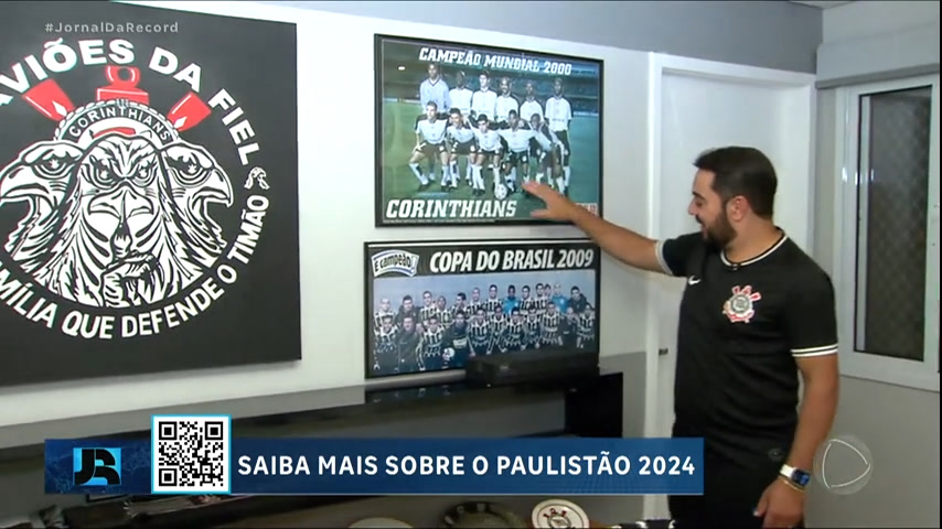 Vídeo: Paixão até o fim: torcedor mostra casa decorada em homenagem ao Corinthians