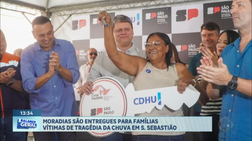 Vídeo: Moradias populares são entregues em São Sebastião
