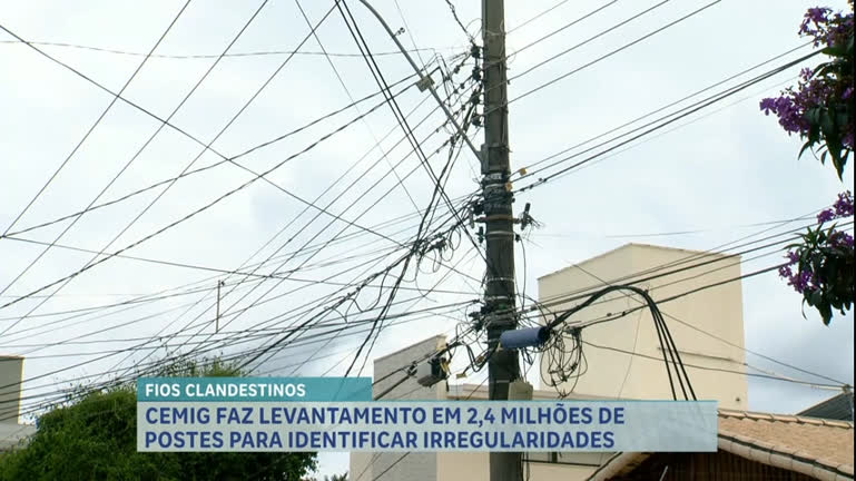 Vídeo: CEMIG faz levantamento de postes para identificar ocupação clandestina de empresas em MG