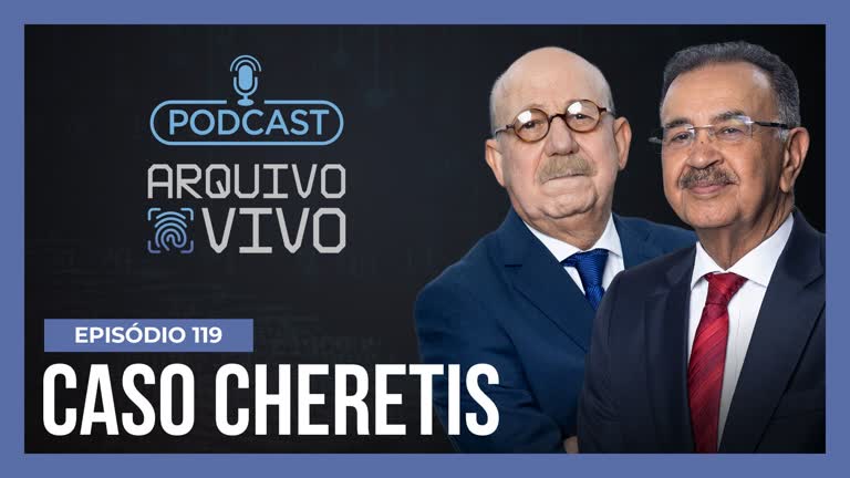 Vídeo: Podcast Arquivo Vivo : Delegado Luís Hellmeister detalha o crime de Constantino Cheretis, que matou os pais a facadas | Ep. 119
