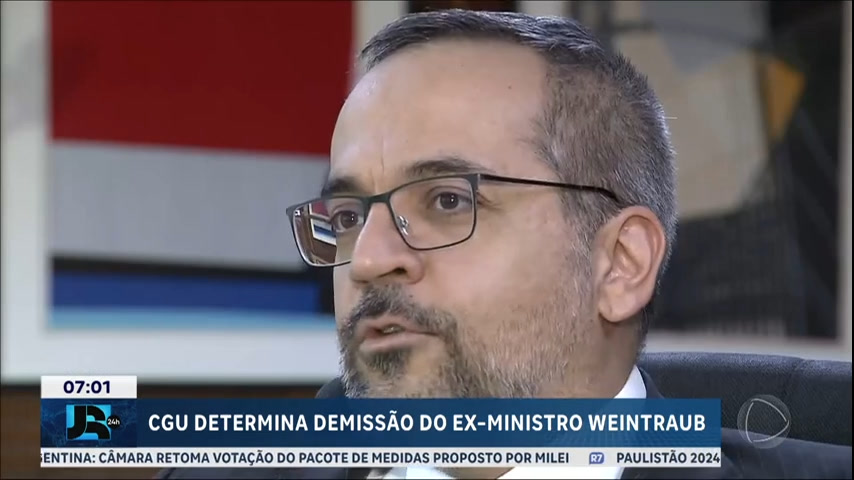 Vídeo: CGU determina que ex-ministro Weintraub seja demitido da Unifesp