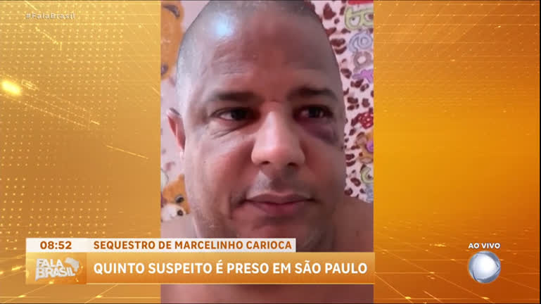 Vídeo: Polícia prende quinto suspeito de envolvimento no sequestro de Marcelinho Carioca