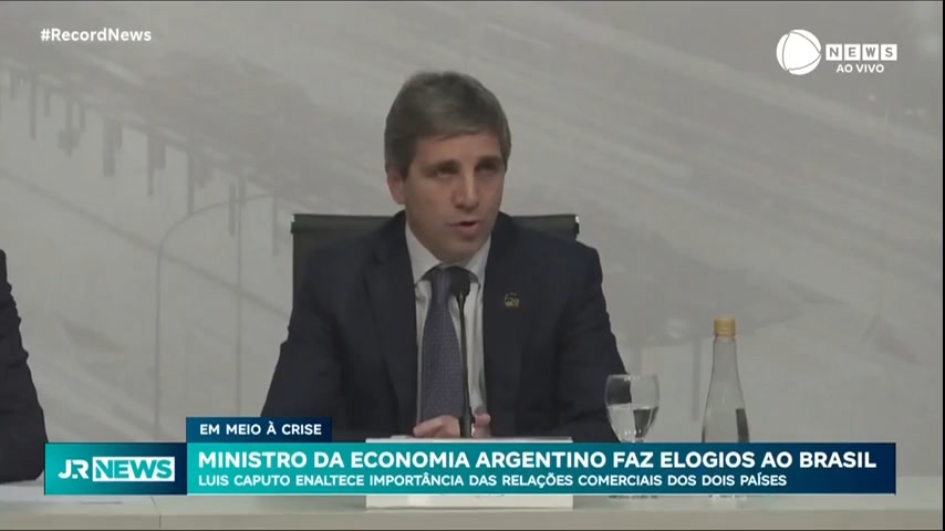Vídeo: Ministro da Economia argentino diz que conta com o Brasil para superar a crise financeira