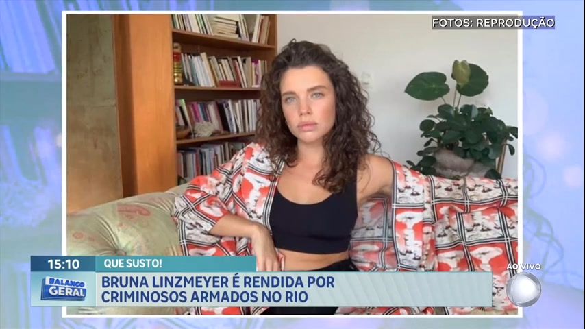 Vídeo: Bruna Linzmeyer é assaltada por suspeitos armados no Rio de Janeiro