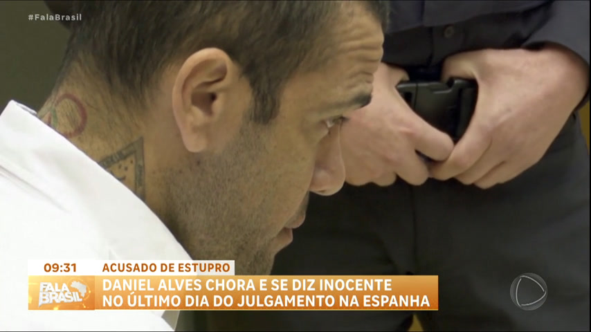 Vídeo: Daniel Alves chora em depoimento e se declara inocente