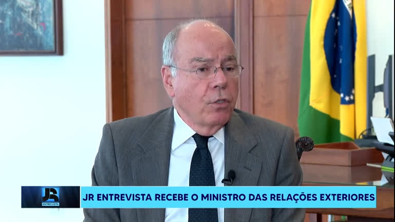 Vídeo: JR Entrevista: ministro das Relações Exteriores fala sobre acordos entre Mercosul e União Europeia