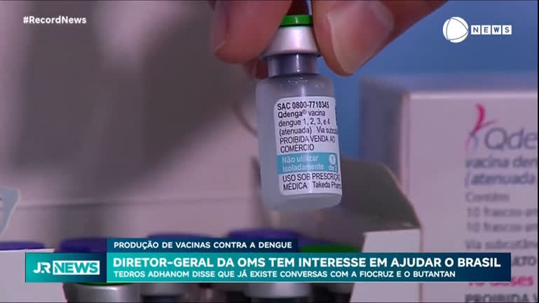 Vídeo: Organização Mundial da Saúde quer ajudar o Brasil a produzir vacina contra dengue
