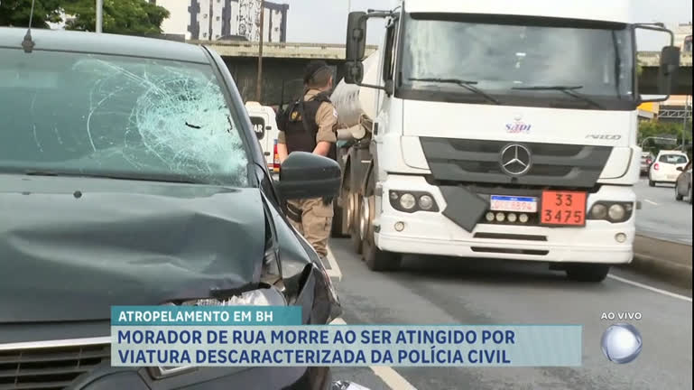 Vídeo: Homem morre atropelado em avenida movimentada de Belo Horizonte
