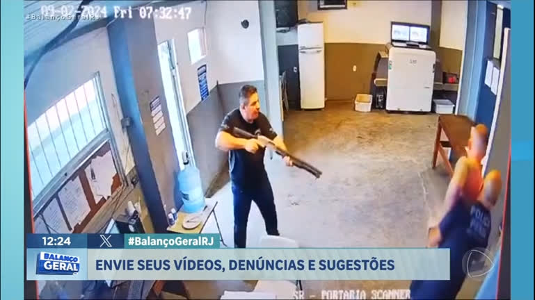 Vídeo: Policial penal é contido com arma não letal ao tentar entrar com droga em presídio no Rio