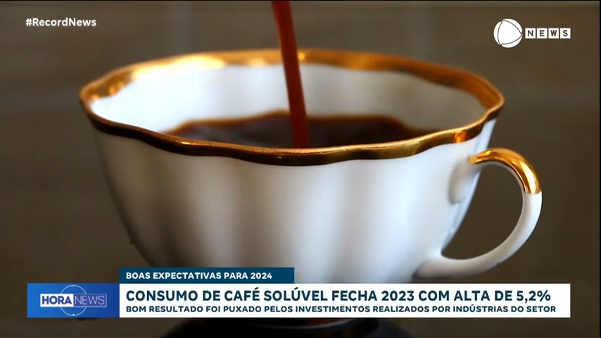 Vídeo: Consumo de café solúvel bate recorde em 2023 e segue em alta