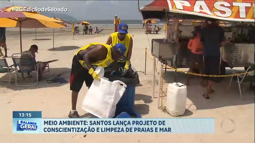 Vídeo: Foi lançado o Projeto Santos Praias e Mares limpos