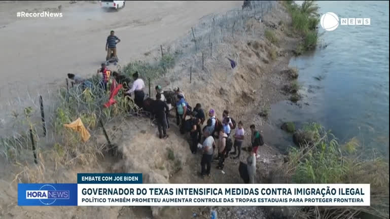 Vídeo: Governador do Texas intensifica medidas contra imigração ilegal nos Estados Unidos
