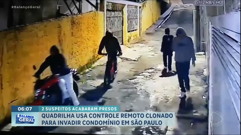 Vídeo: Bandidos usam controle remoto clonado para invadir condomínio